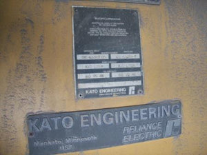 2500 KW 4160V 720RPM Kato